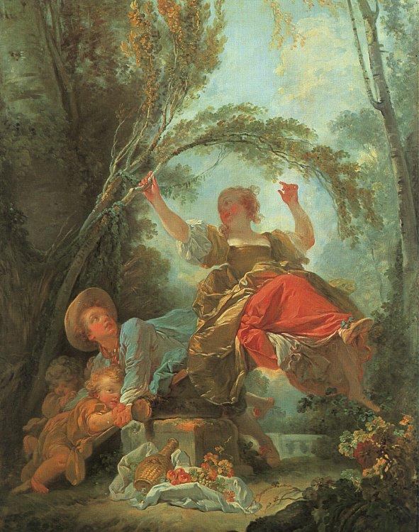 Jean Honore Fragonard The See Saw q oil painting picture
